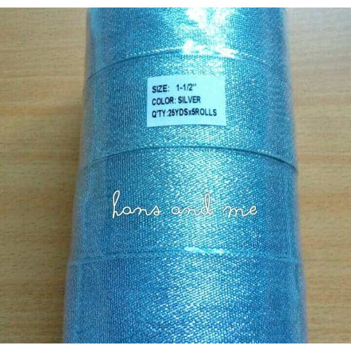 

Unik Pita Silver 1 5 Pita Kado Bingkisan Souvenir 25 yard New