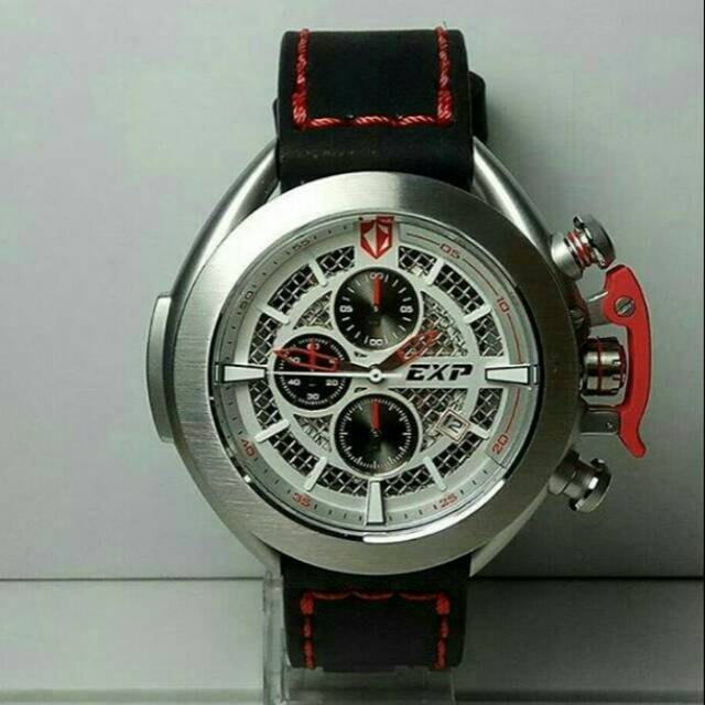 Jam Tangan Pria Expedition Silver Exp3001 Original