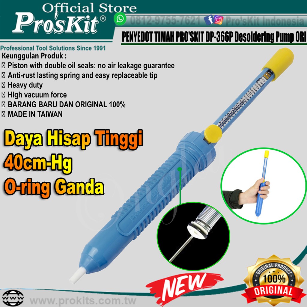 PENYEDOT TIMAH PRO'SKIT DP-366P ORIGINAL