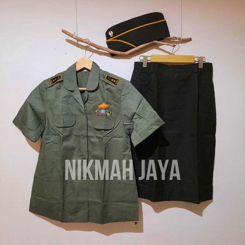 Jual Baju Karnaval Wanita - Seragam Karnaval Wanita - Baju TNI Wanita