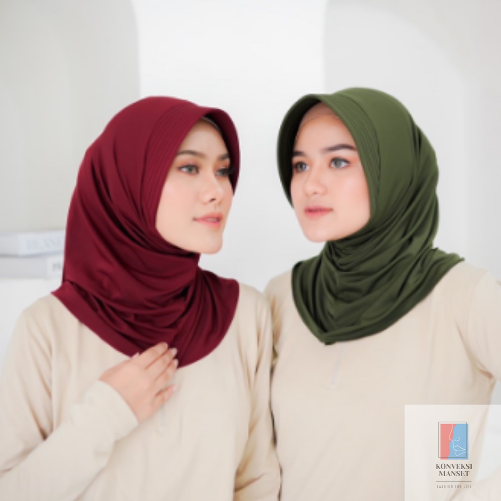 JILBAB SPORT BERGO SPORT FASHION WANITA HIJAB INSTAN DISKON PROMO