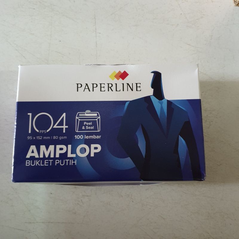 Amplop 104 polos paperline/ amplop putih kecil