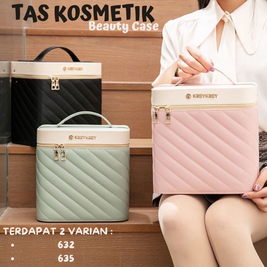 Tas Kosmetik Beauty Case Tempat Make Up Box Kotak Perhiasan Organizer