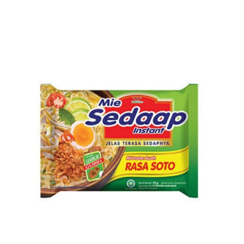 Mie sedap instant mie instant kuah rasa soto