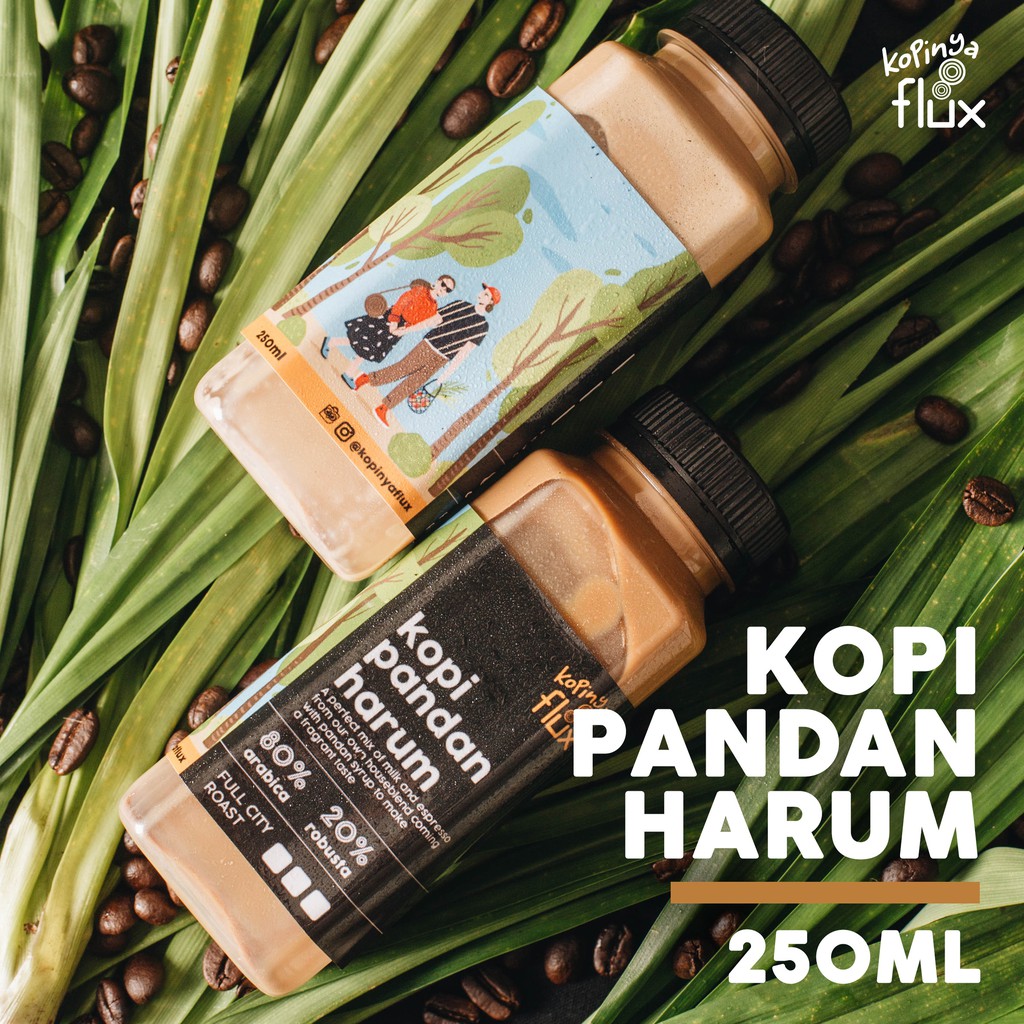 

Kopi Pandan Harum 250ml (alt kopi 1 liter) Latte by Kopinya Flux