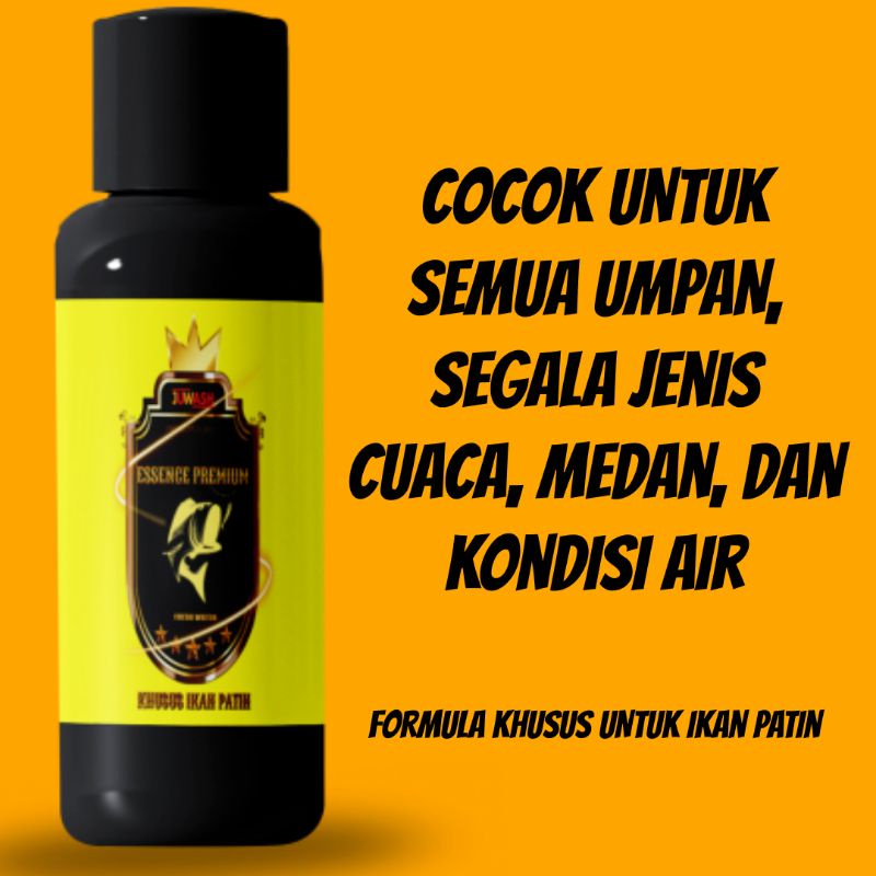 ESSEN IKAN PATIN SUPER ESEN MANCING OPLOSAN PREMIUM AROMA AMIS PENGUMPUL IKAN MAS MEDIA LUMUT UMPAN 