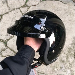 HELM BOGO RETRO DEWASA TERBARU PRIA WANITA FULL LEHER SNI MERK HNL