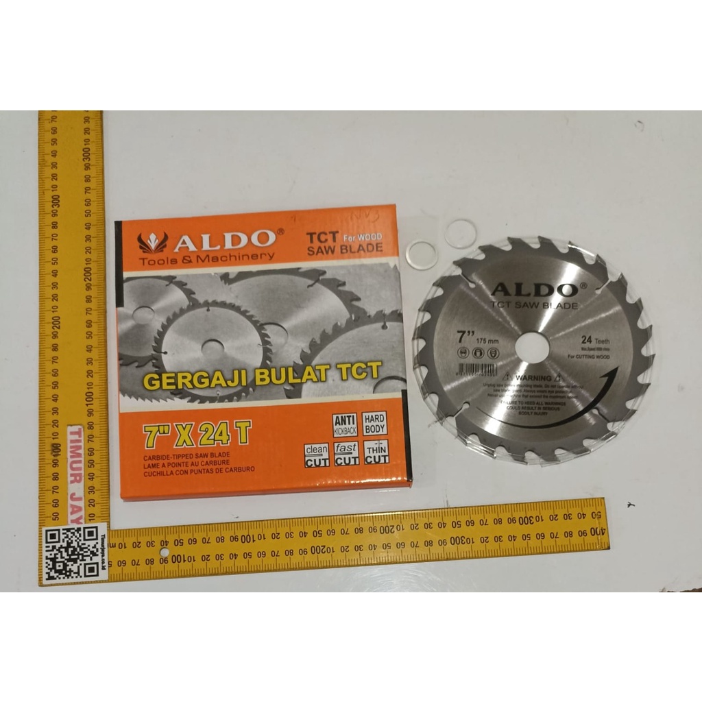 ALDO Mata Gergaji Circular Saw 7 in inch 24t 20 mm Kayu Circle Ryu2