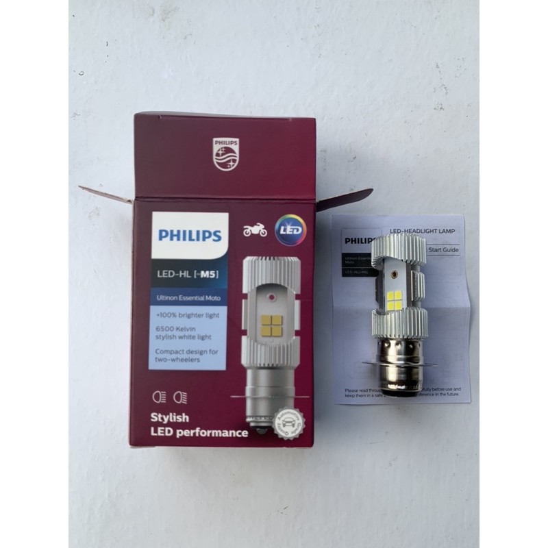 bohlam led philips motor matic dan bebek original putih
