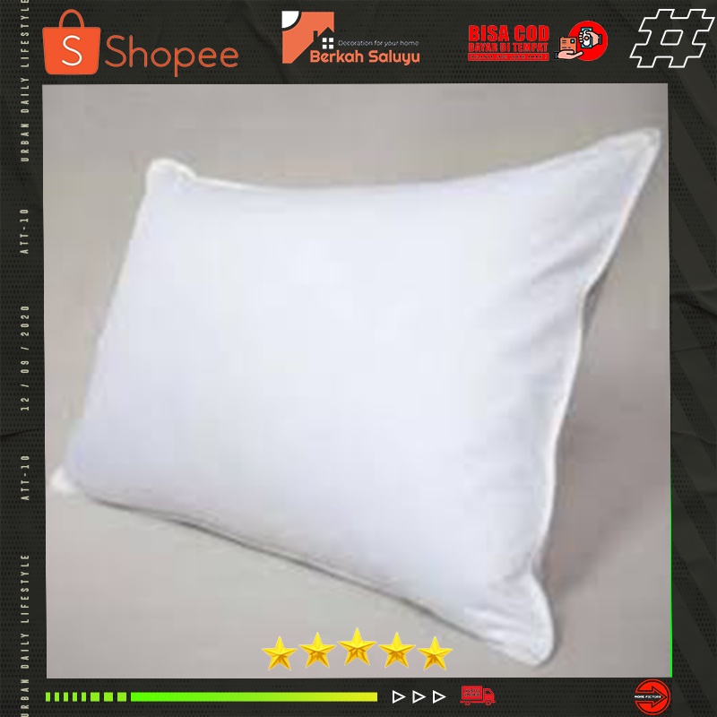 BANTAL TIDUR HOTEL SILICONE UKURAN BIG ISI HOLLOW SILICONIZED FIBER