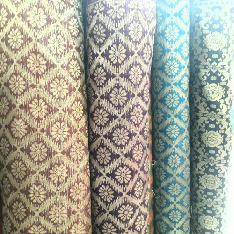 Bahan songket/Kain songket/Bahan songket semi Palembang