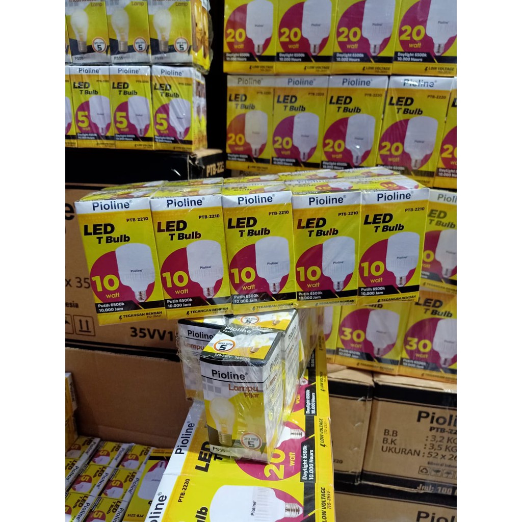 Lampu bohlam led kapsul 15 watt Merk Pioline