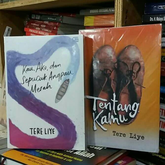 Buku Paket 2 Tere Liye Tentang Kamu Kau Aku Dan Sepucuk Angpau Merah Shopee Indonesia