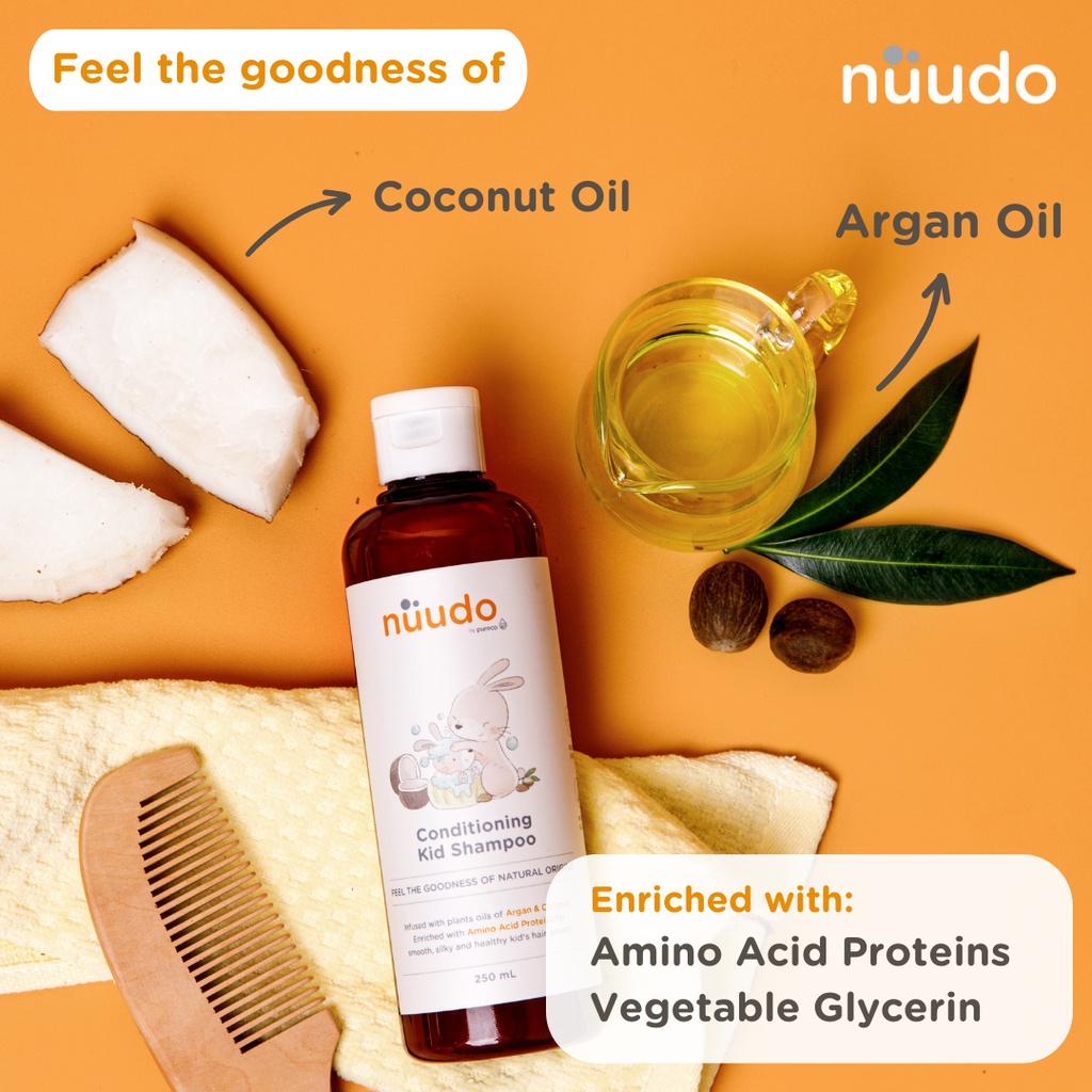 Nuudo Conditioning Kids Shampoo Anak Bayi / Shampo Anak 60ml