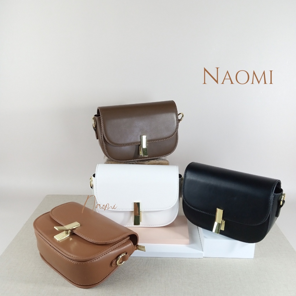 NAOMI - Theresia Sling Bag Import - Tas Selempang - Tas Kulit Wanita Impor - Tas Fashion - Tas Wanita - Tas Naomi - Naomi Bag