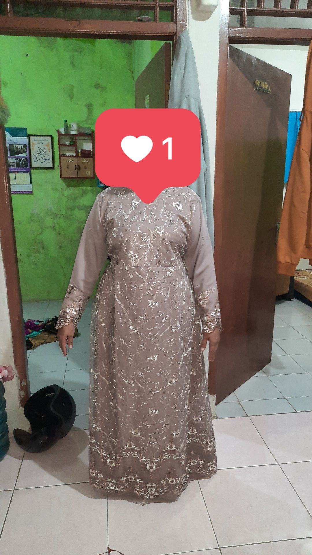 [model Baru] Gamis Maxi Keila/ S-m,l,xl,xxl, Xxxl / Brukat Premium/ Seragam/ Kondangan