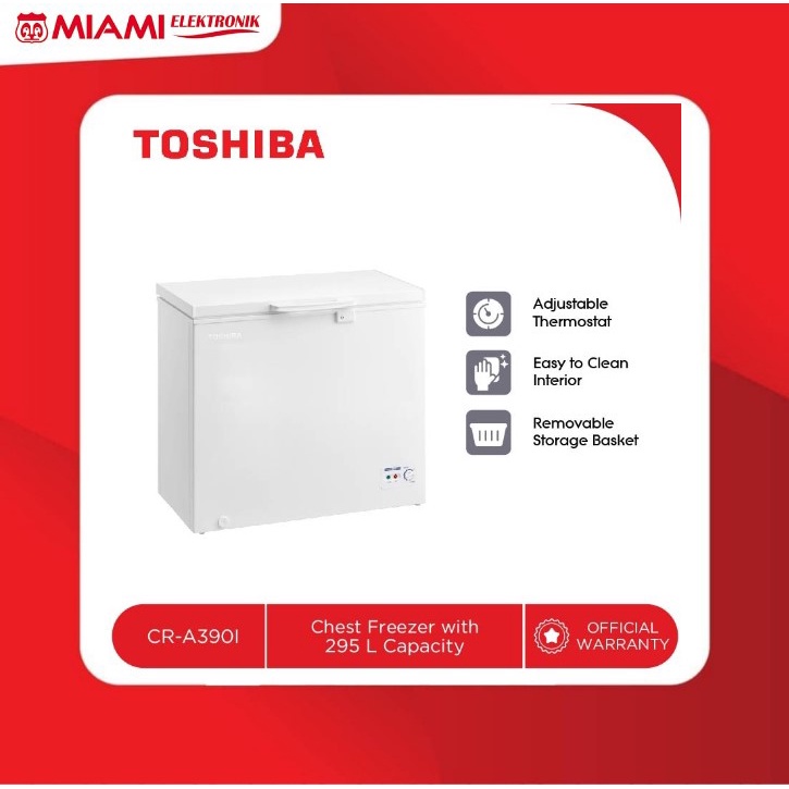 TOSHIBA Chest Freezer CR-A390I / CRA390I (295 L)