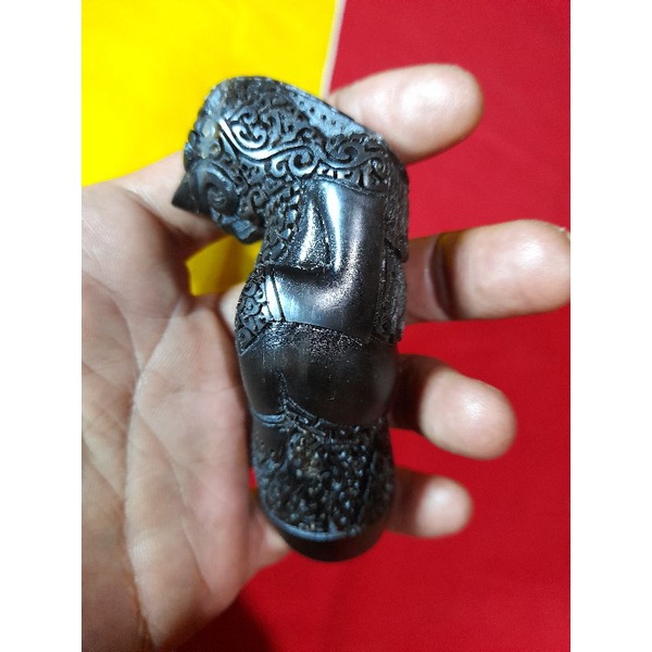 deder keris antik buto bajang | ukir tanduk | hulu keris | handle keris antik no f24n5c