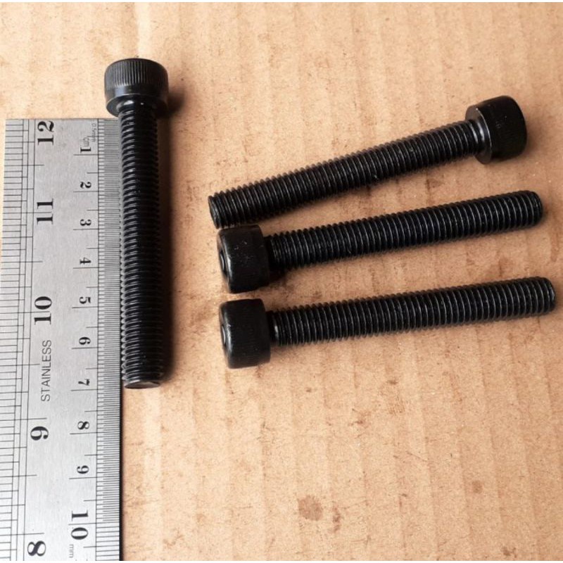 BAUT L BAJA M10 X 70 / BAUT L M10 X 70 / BAUT L M10X70 BAJA HITAM / BAUT M10 / BAUT 17 KUNCI L8 / L 