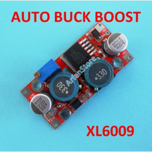 Auto Buck Boost XL6009 DC Step Up Down Converter 1.25V~35V Red Board