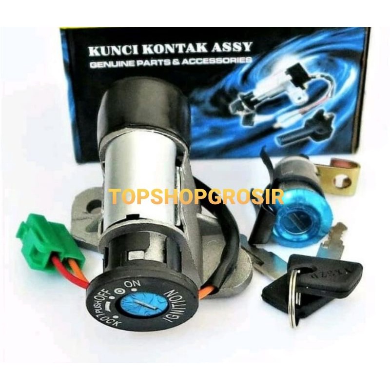 Kunci Kontak Set Assy Depan Belakang Smash/Spin 125/Nex Carbu/Let's