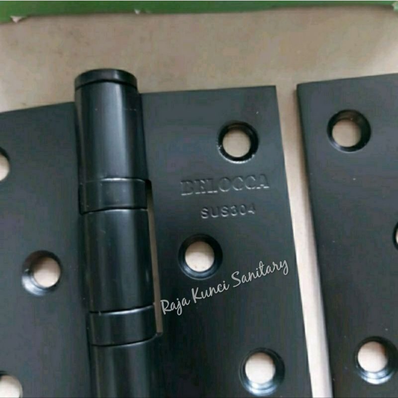 Engsel Pintu Belocca 3&quot; /4&quot; /5&quot; / Inch STAINLESS SUS 304 HITAM /BLACK /Engsel Pintu /Jendela