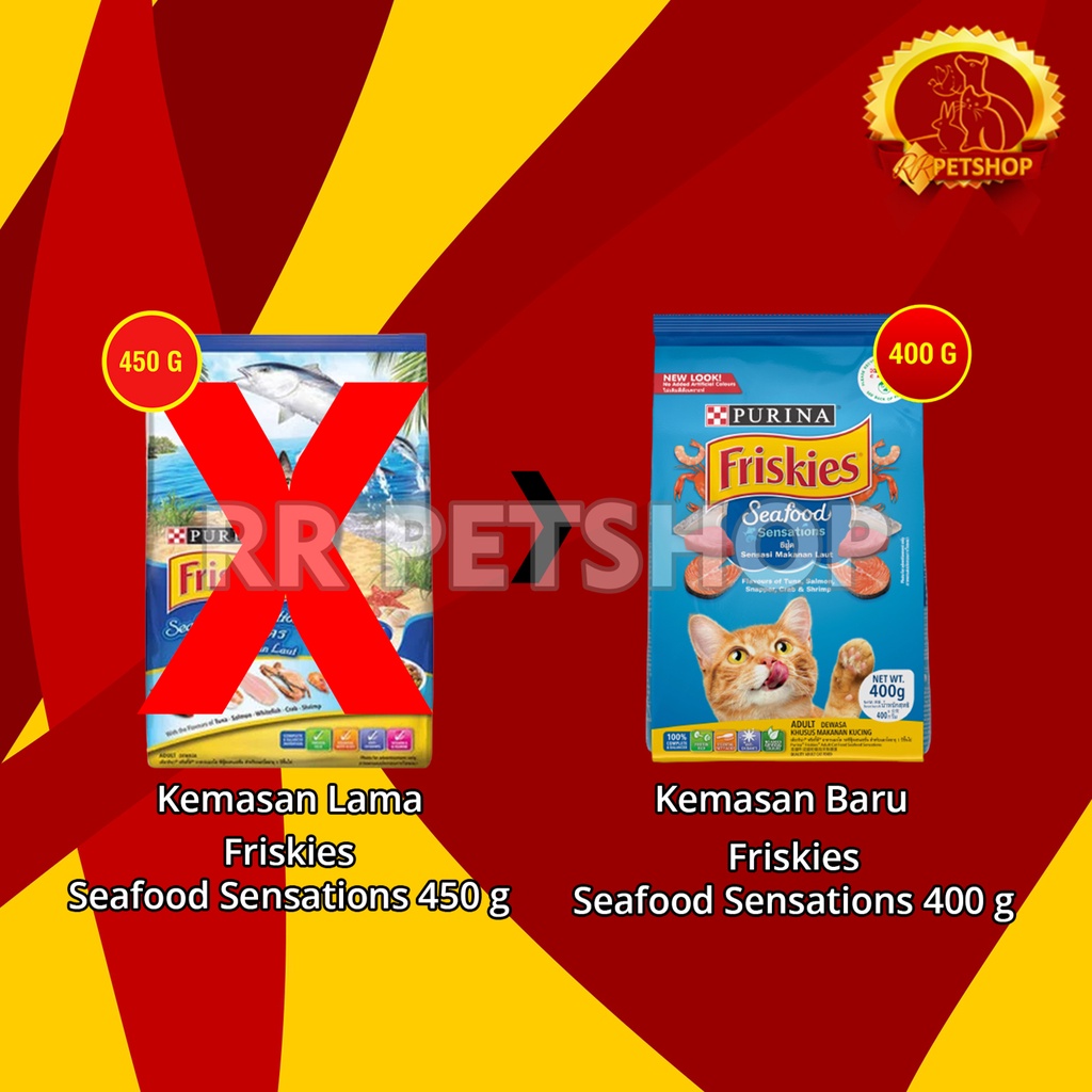 Cat Food / Makanan Kucing Friskies Seafood Sensations 400 Gram