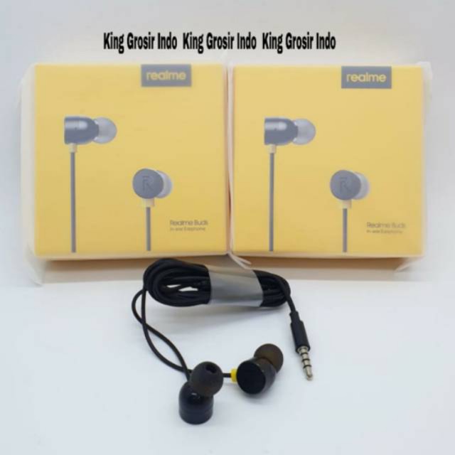 Headset Realme Original 100% Headset Handsfree Earphone SUPER BASS