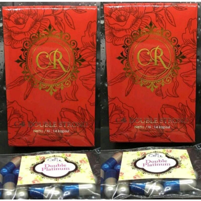 cnr dosis double strong platinum / pelangsing oddcnr original 2 box doublestrong