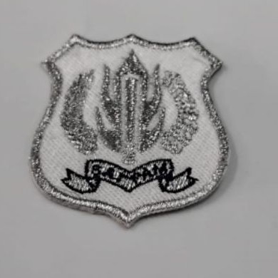 Bedge kewenangan satpam terbaru | Bedge Kewenangan satpam silver | Bordiran kewenangan satpam silver