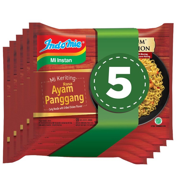 

Indomie Mi Keriting Ayam Panggang Isi 6