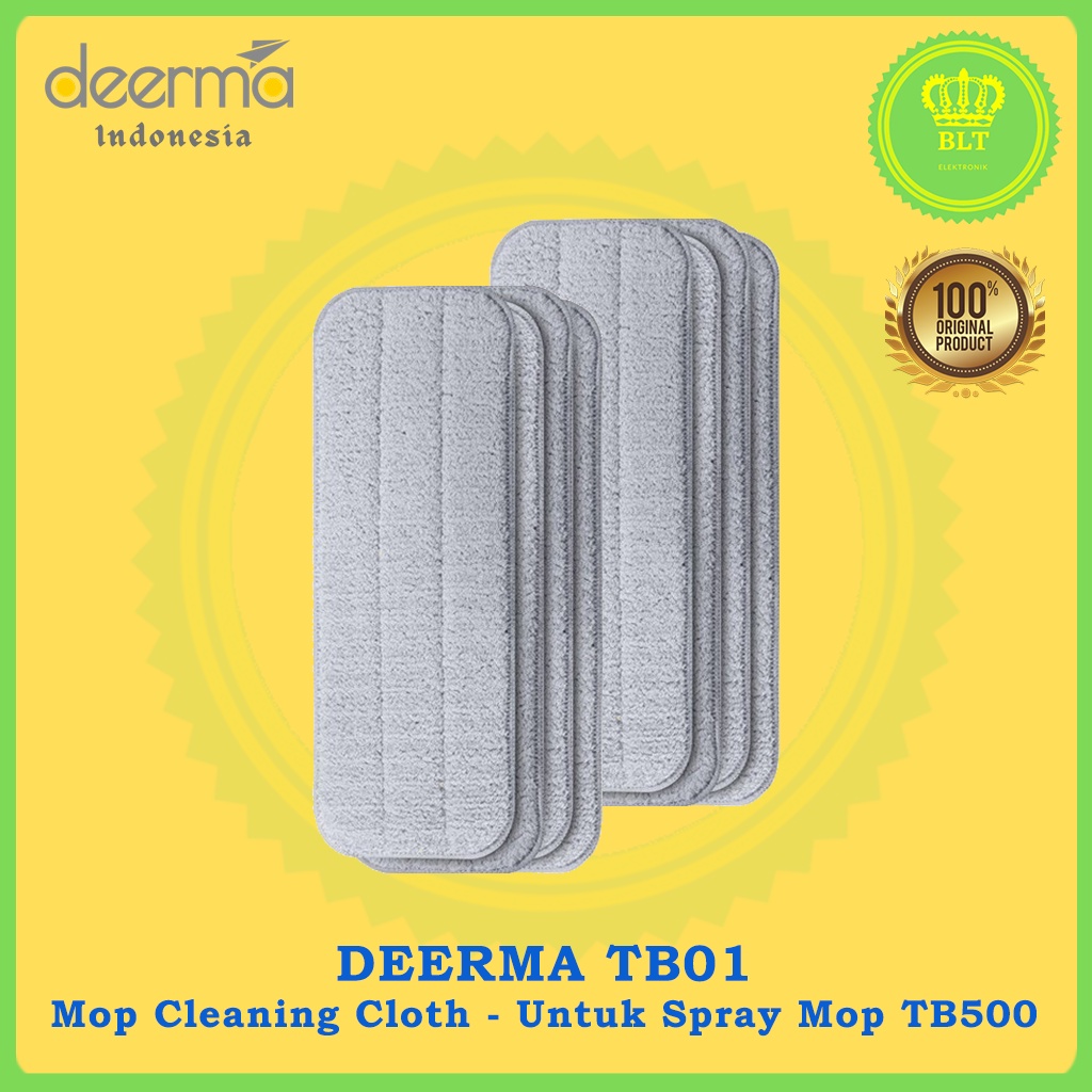 DEERMA TB01 Refill Kain Pel Microfiber Cloth TB 01 Untuk Sweeper Mop