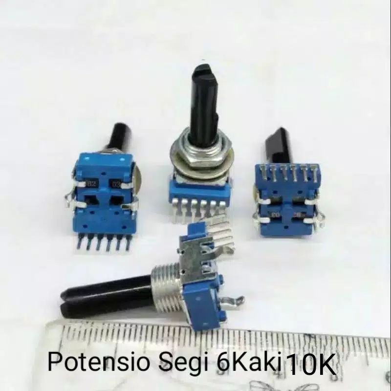 Potensio 6 Kaki Tekuk Drat 10K