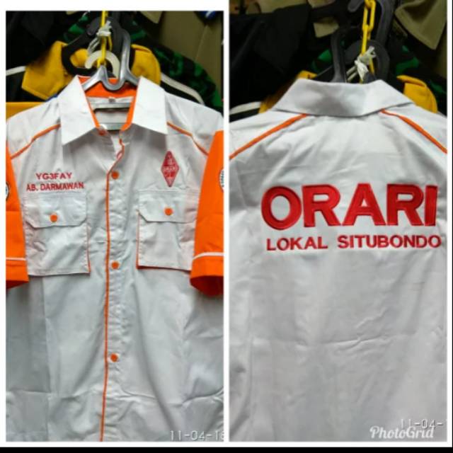 KEMEJA ORARI/SERAGAM ORARI