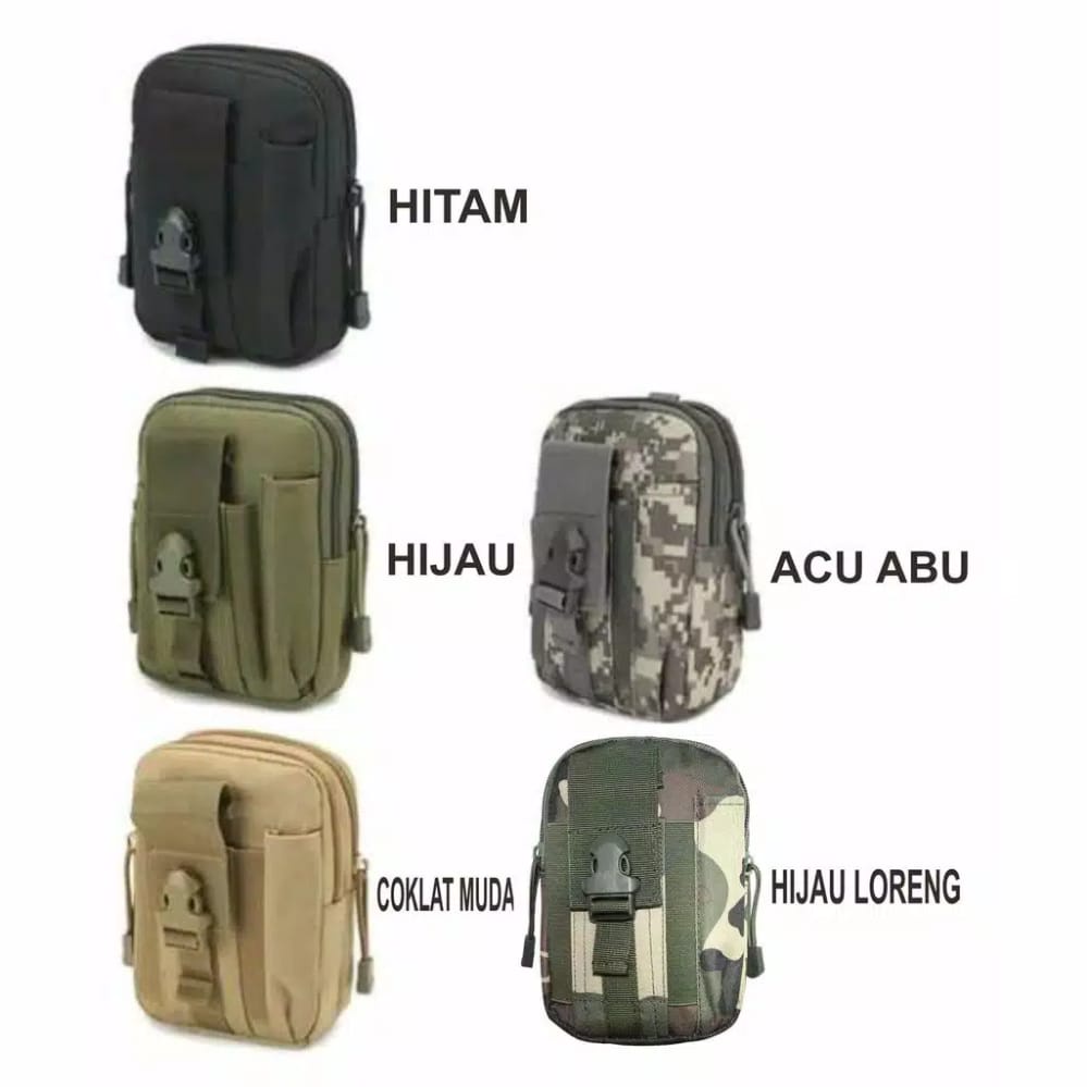 HARGA PROMO!! Tas Pinggang Hp Handphone Tas Pria Style A318 Tactical