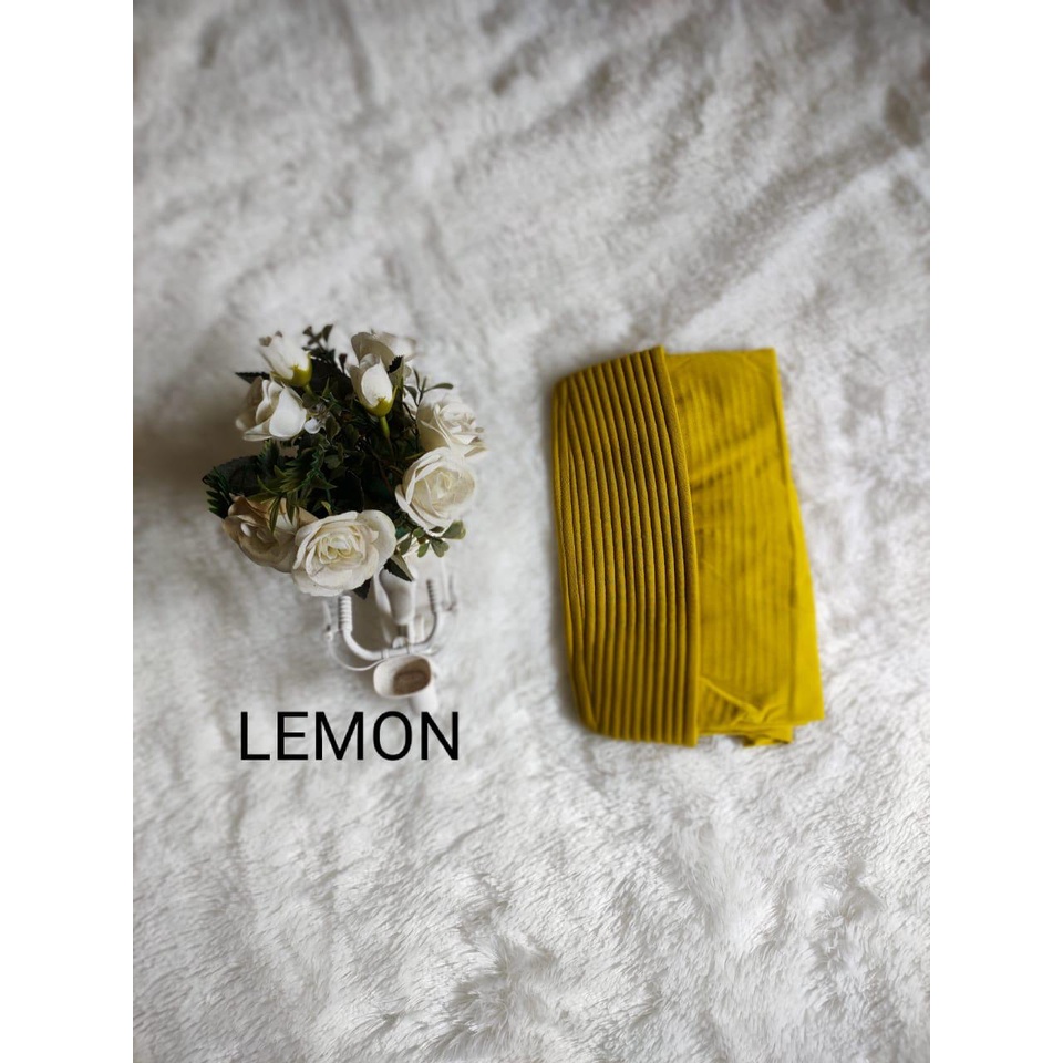 JILBAB BERGO PINGUIN/HIJAB BERGO SPORT JERSY/KERUDUNG KHIMAR PET JERSY/BERGO PINGUIN-Lemon