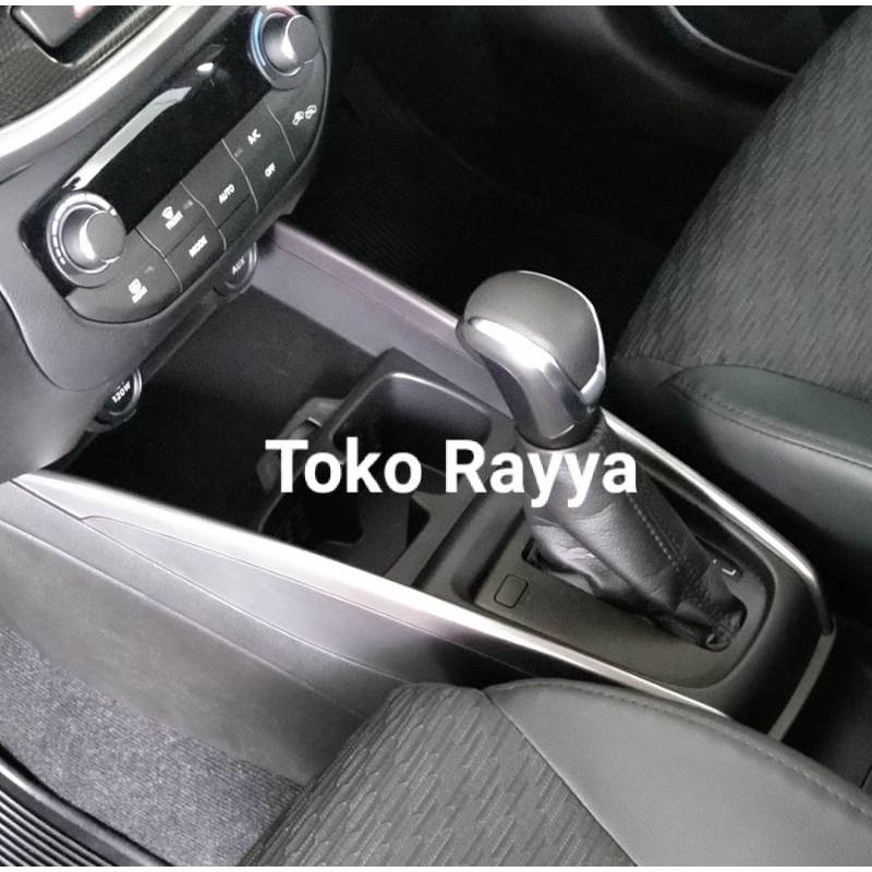GARNISH FLOOR CONSOLE BOX BLACK SILVER SUZUKI XL7 BETA ALPHA ORI SGP