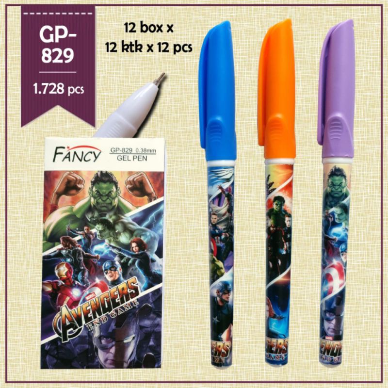 

Grosir Pulpen Avenger 12pcs / Pulpen Avenger / Pulpen Tinta Gel