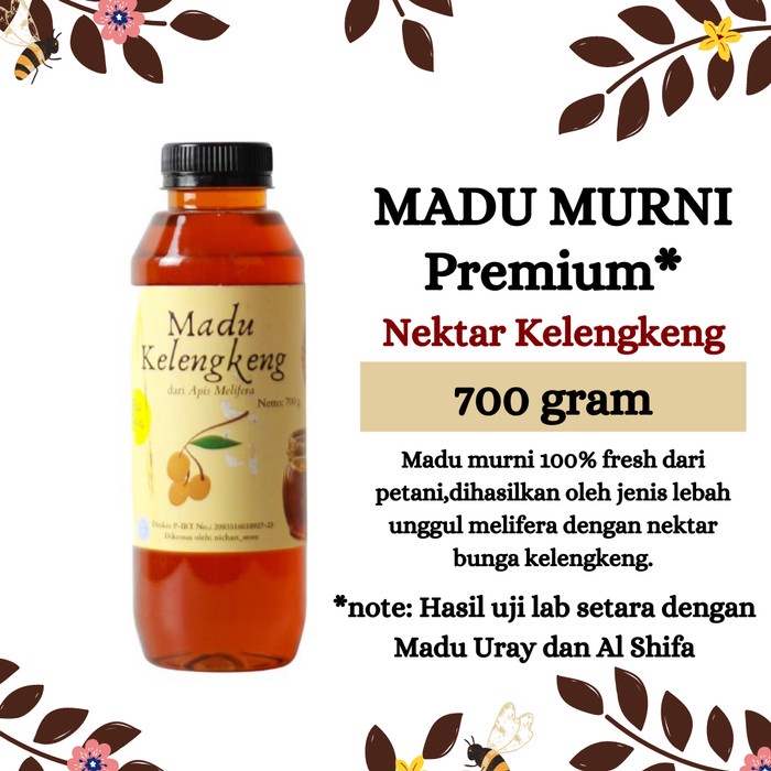 

Madu / Madu Asli / Madu Murni Kelengkeng Premium 700 Gram