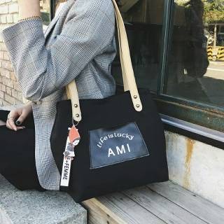 (BISA COD)-totebag-tote bag wanita magnet-tote bag magnet kanvas-tas keren wanita-TakesanBag - Totebag Wanita Payung - Bahan Semi Canvas Sintetis - Penutup Resleting - Ukuran Besar