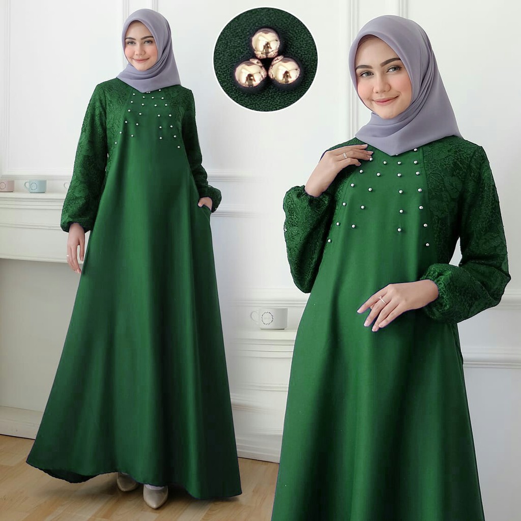 HOPYLOVY - Gamis Maxi Dress Casual Ayyu