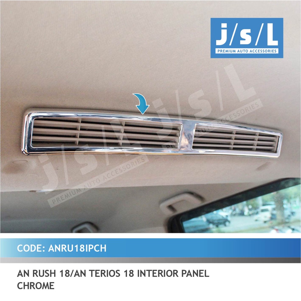 PANEL AC BELAKANG AN RUSH TERIOS 2018 CHROME 1 PCS