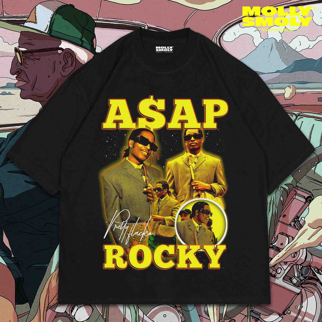KAOS ASAP ROCK OVERSIZE VINTAGE SHIRT | ASAP ROCKY OVERSIZE TEE | ASAP ROCKY
