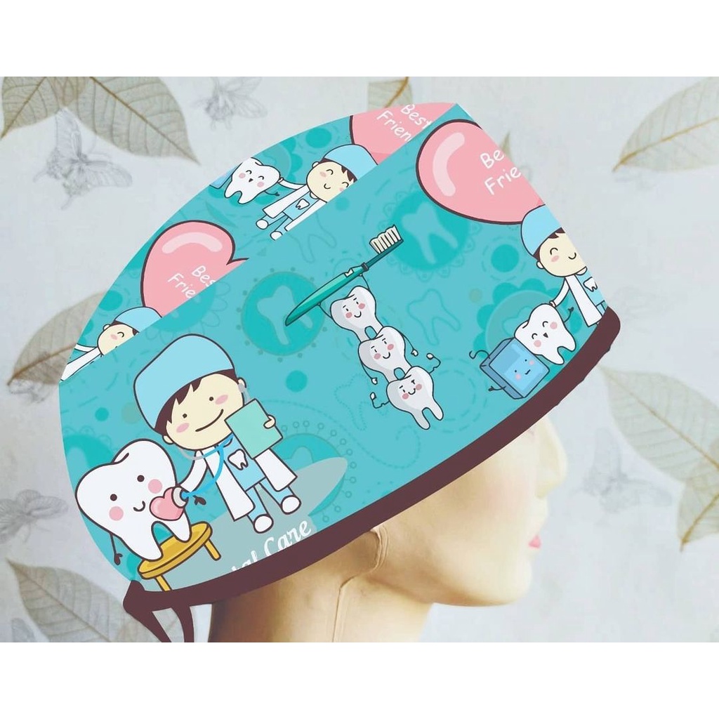 Head Cap / Surgical Cap / Topi Dokter Dentist