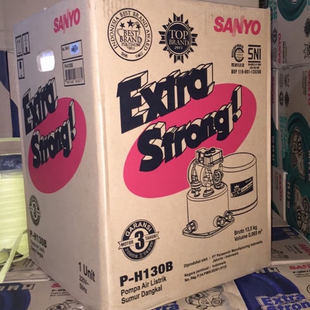 sanyo ph 130 b pompa air otomatis rumah tangga