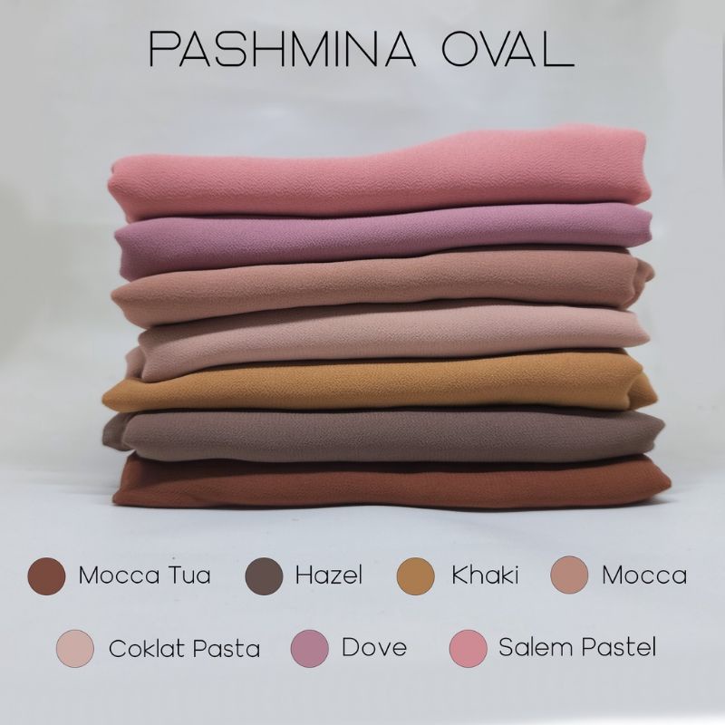 hijab pasmina oval premium