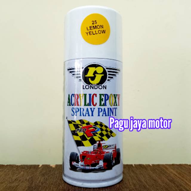  Pilox  pilok pylox RJ cat semprot 150cc warna lemon yellow 