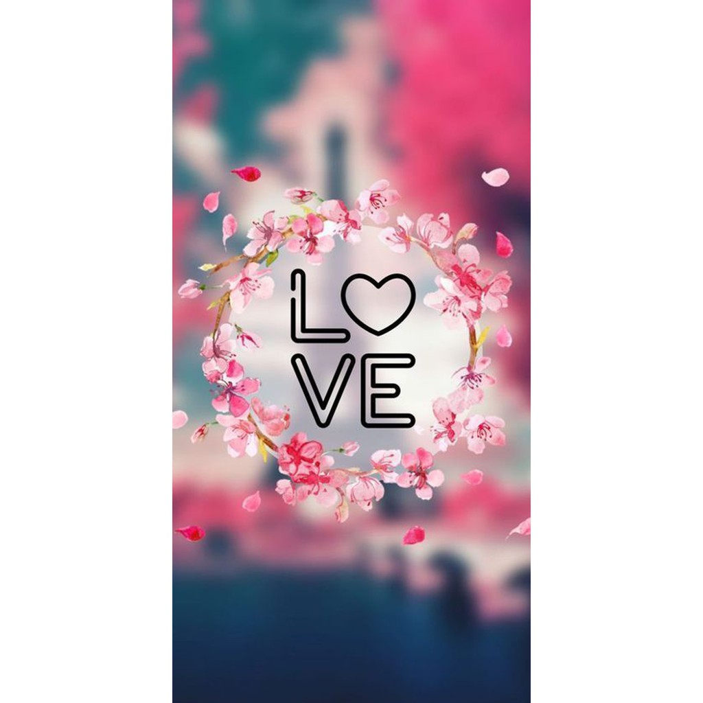 pusatmode Hiasan Dinding Love Theme Size 15x30 cm