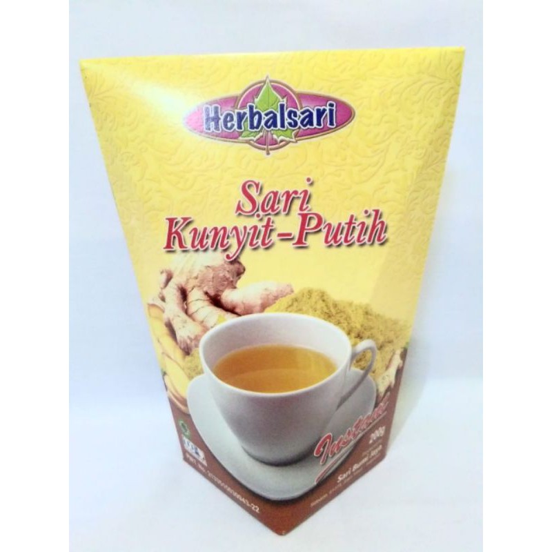 

Sari Kunyit Putih Instant tinggal seduh dari Herbalsari