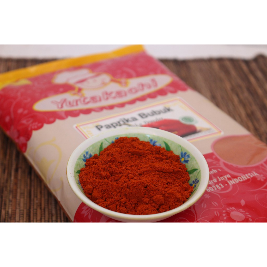 Paprika Bubuk Super 1Kg / Paprika Merah Bubuk Import / Red Pepper Powder / Bell Pepper Powder / Bumbu Rempah Yutakachi / Bumbu Rempah Bubuk Pusat Bumbu